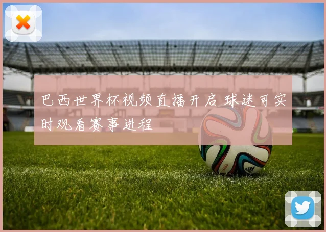 巴西世界杯视频直播开启 球迷可实时观看赛事进程